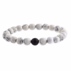 Takeit Deals Frosted Stone Bracelet - White