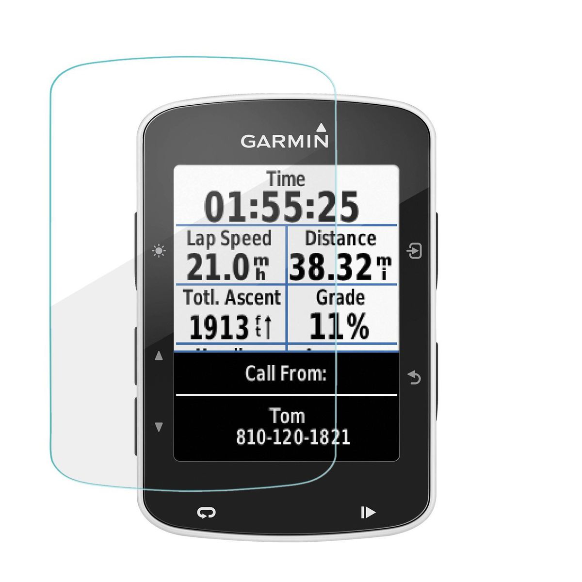 Takeit Deals Anti-Shatter Tempered Glass Screen Protector for Garmin Edge 820