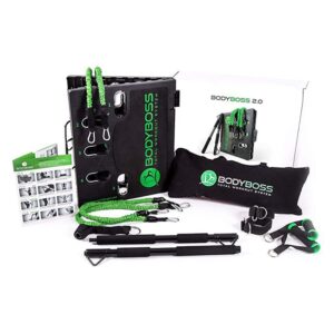 Takeit Deals BodyBoss 2.0 Full Body Home Portable Gym Resistance Exercise Workout System