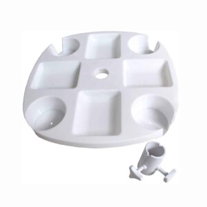 Special Takeit Deals Beach/Pool/Patio/Garden/Holiday Umbrella Table Snack & Cup Holder Tray