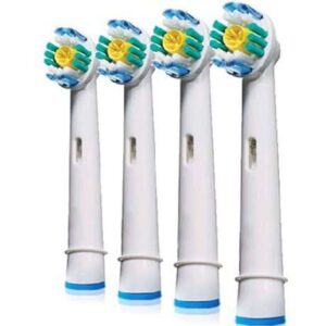 Special Takeit Deals Pro White Electric Toothbrush Replacement Heads for OB (x4)- Combo