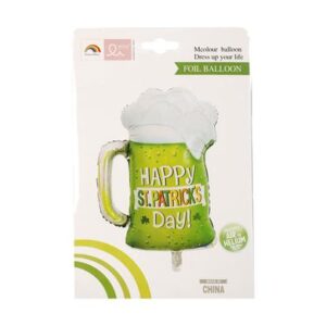BALLOONS HELIUM FOIL ST PADDYS 82cm F-03