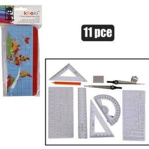 STATIONERY MATHEMATICAL SET 11PCE