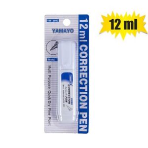 CORRECTION FLUID PEN YAMAYO MTL TIP 12ml