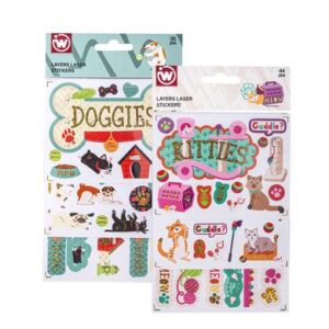 STICKER GLITTER ASSORTED